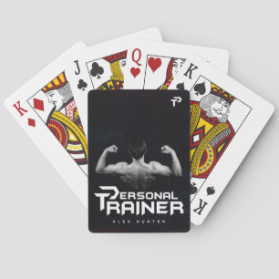 Personal Trainer Gym Fitness Personalised (2 SIDE) Playing Cards