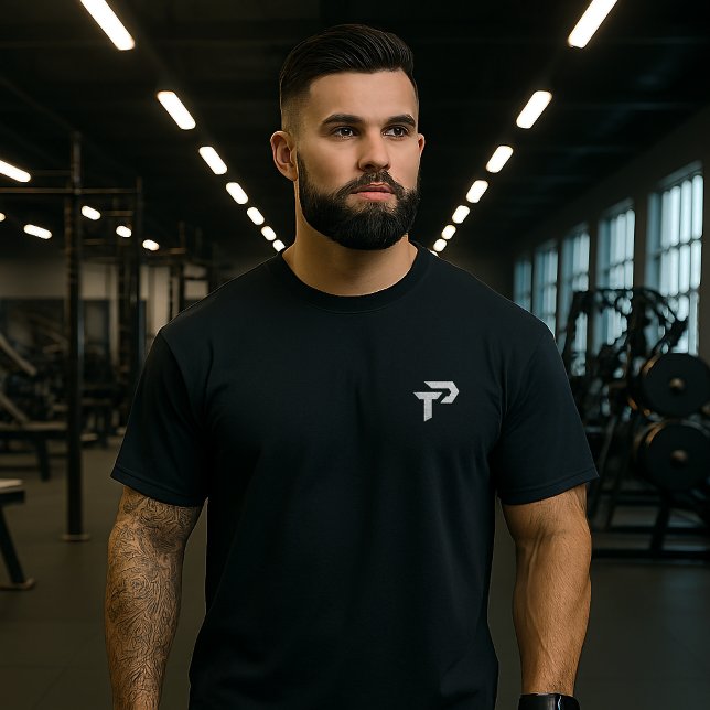 Personal Trainer Gym Fitness Personalised (2 SIDE) T-Shirt (FRONT SIDE)