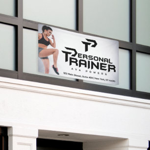 Personal Trainer Gym Fitness Personalised Banner