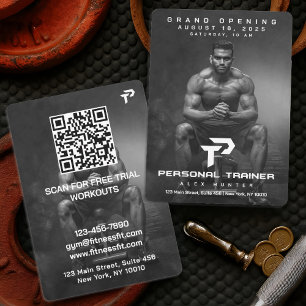 Personal Trainer Gym Fitness Personalised Invitation