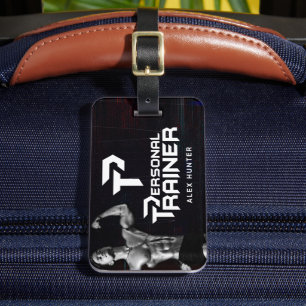 Personal Trainer Gym Fitness Personalised Luggage Tag
