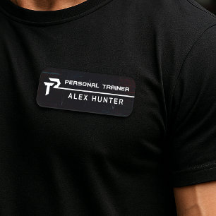Personal Trainer Gym Fitness Personalised Name Tag