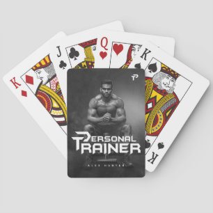 Personal Trainer Gym Fitness Personalised Playing Cards
