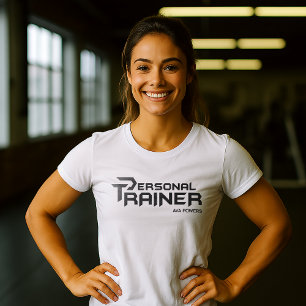 Personal Trainer Gym Fitness Personalised T-Shirt