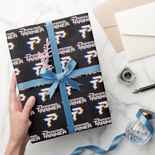 Personal Trainer Gym Fitness Personalised Wrapping Paper
