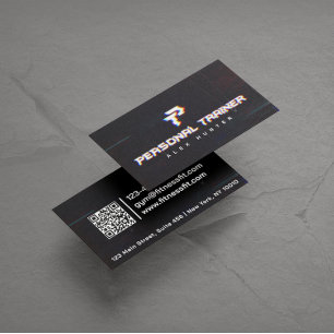 Personal Trainer Gym Fitness Personalized (2 SIDE) Business Card