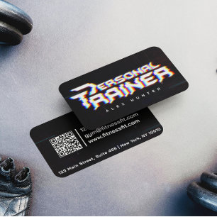 Personal Trainer Gym Fitness Personalized (2 SIDE) Business Card