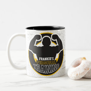 Personal Trainer GYM Power Training Fitness Custom Two-Tone Coffee Mug