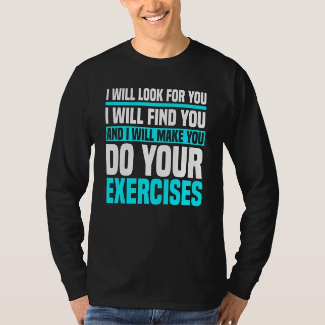 Personal Trainer Instructor Fitness Workout Coach  T-Shirt (Front)