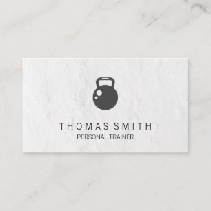 Personal Trainer Kettle Bell Business Card
