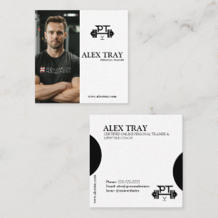 Personal Trainer & Life Coach  Square Business Card