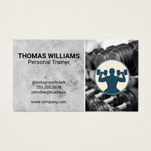 Personal Trainer Lifting Logo