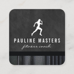 Personal Trainer Metal Trim Appointment Card