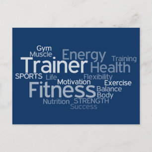 Personal Trainer or Fitness Centre Post Card