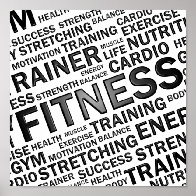 Personal Trainer or Fitness Centre Poster (Front)
