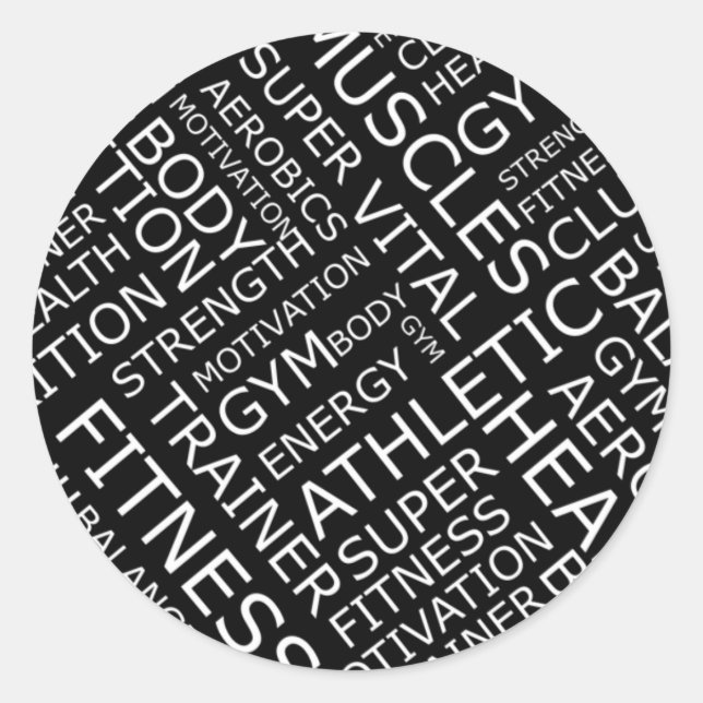 Personal Trainer or Fitness Centre Sticker (Front)