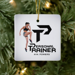 Personal Trainer Personalised Ceramic Ornament