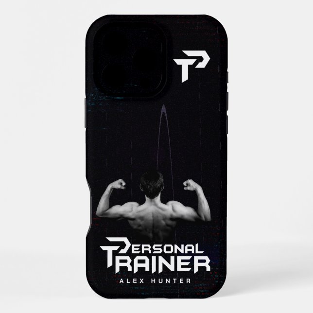 Personal Trainer Personalised iPhone Case (Back)