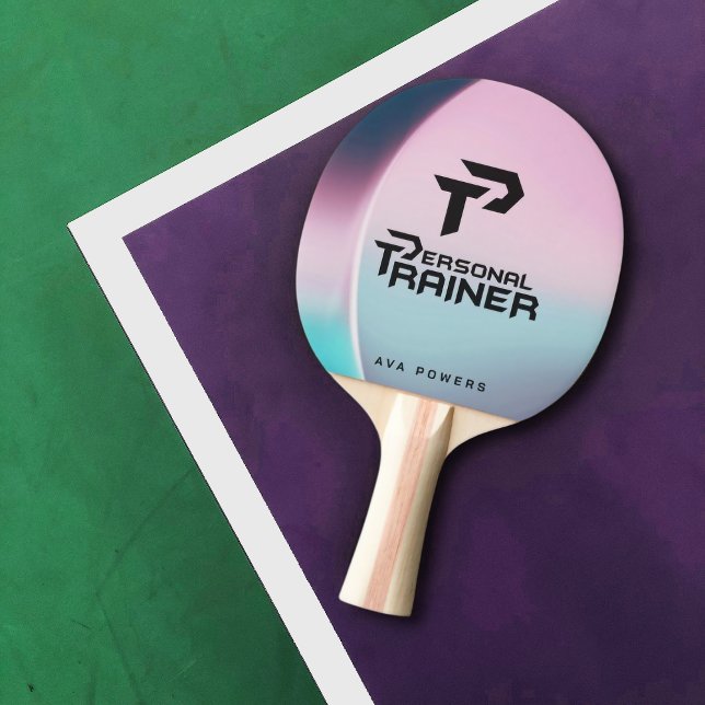 Personal Trainer Personalised Ping Pong Paddle (Creator Uploaded)