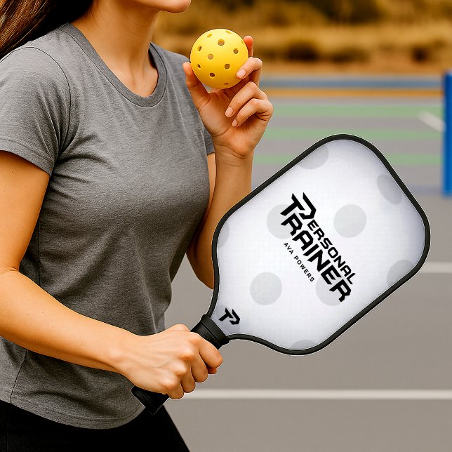 Personal Trainer Pickleball Personalised Paddle (Creator Uploaded)