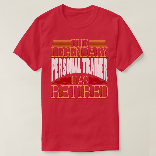 Personal Trainer Profession Pension T-Shirt (Design Front)