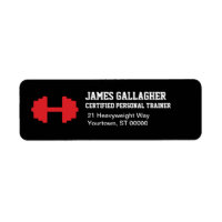 Personal Trainer Return Address Label