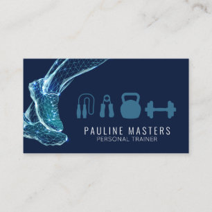 Personal Trainer Running Equipment Fitness Appointment Card