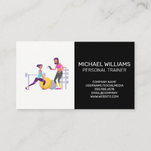 Personal Trainer   Training Session Business Card