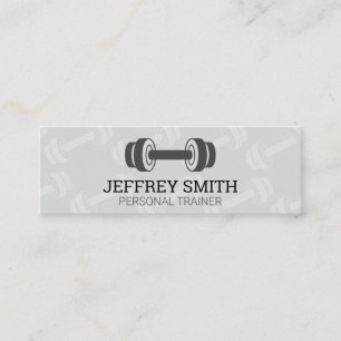 Personal Trainer   Weights Mini Business Card