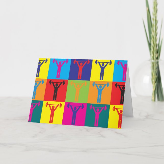 Personal Training Pop Art Card (Front)