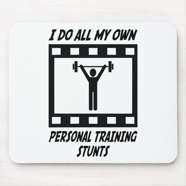Personal Training Stunts Mouse Pad (Front)