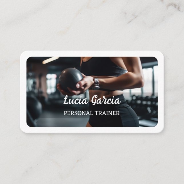 Personal Ttrainer Business Card (Front)