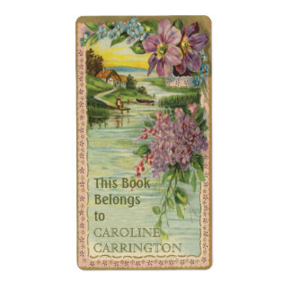 Personal Vintage Bookplate Labels