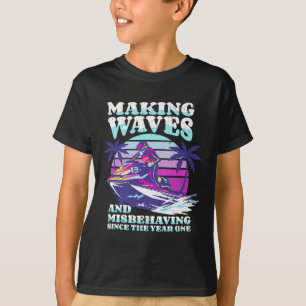 Personal Watercraft Rider Pwc I Making Waves I Jet T-Shirt