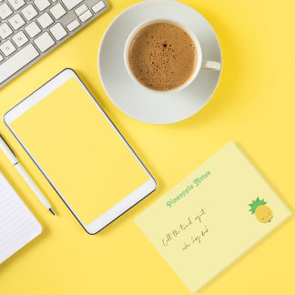Personal  Yellow Pineapple Notes