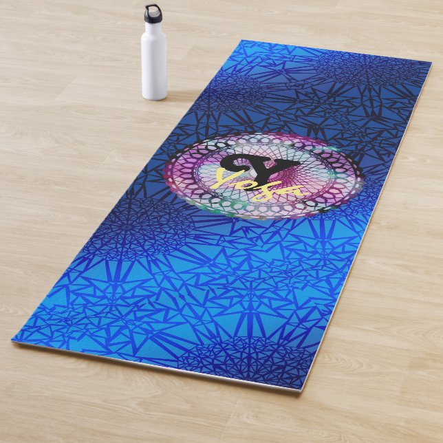 Personal Yoga Zen Water Calm Happy Meditate Mat (In Situ)