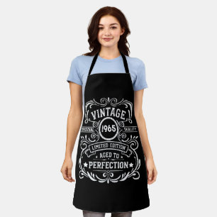Personaliazed sixty vintage 60th birthday party apron