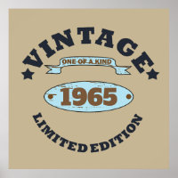 Personaliazed sixty vintage 60th birthday party