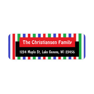 Personalied Christmas Green Red Festive Holiday