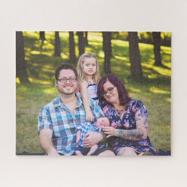 Personalied Family Portrait Puzzle (Horizontal)