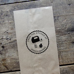 Personaliezed From the Kitchen Rubber Stamp