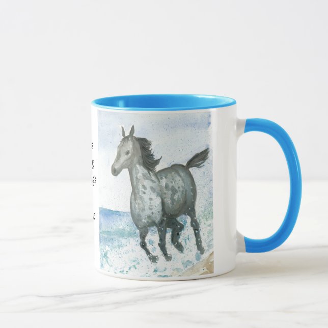 Personalisable Connemara Pony Coffee Mug (Right)