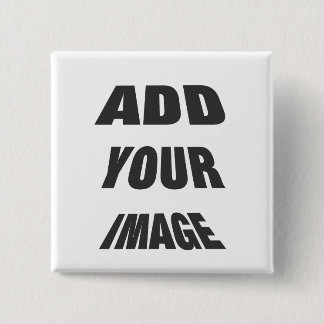 Personalisable Create Your own square Pin