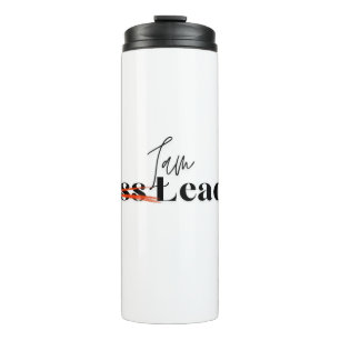 Personalisation iam leader not boos thermal tumbler