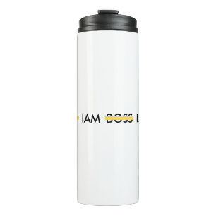 Personalisation iam leader not boos thumbler thermal tumbler