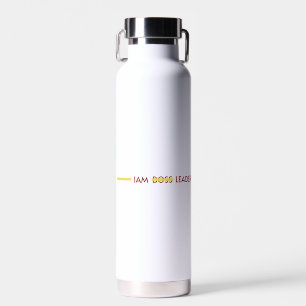 Personalisation iam leader not boos water bottle