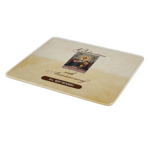 Personalise, 10th Ordination Anniversary Angels Cutting Board