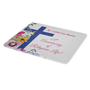 Personalise, 25th Anniversary Nun Religious Life Cutting Board