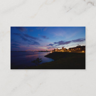 Personalise-2 Sided-Memphis Tennessee Skyline Business Card