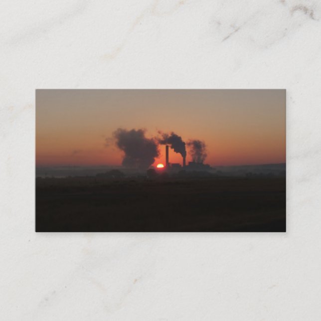 Personalise-2 Sided-Power Industry Business Card (Front)